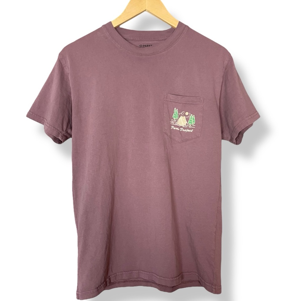 Parks Project T-Shirt National Parks Short Sleeve Size Small Unisex Purple Grape - Picture 2 of 12